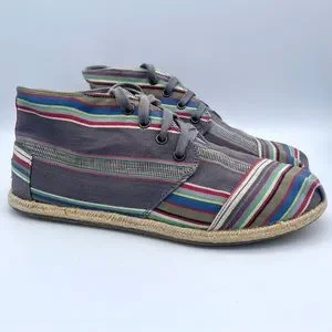 Toms | Shoes | Toms Rare Mens Denim Stripe Desert Botas  display picture 2